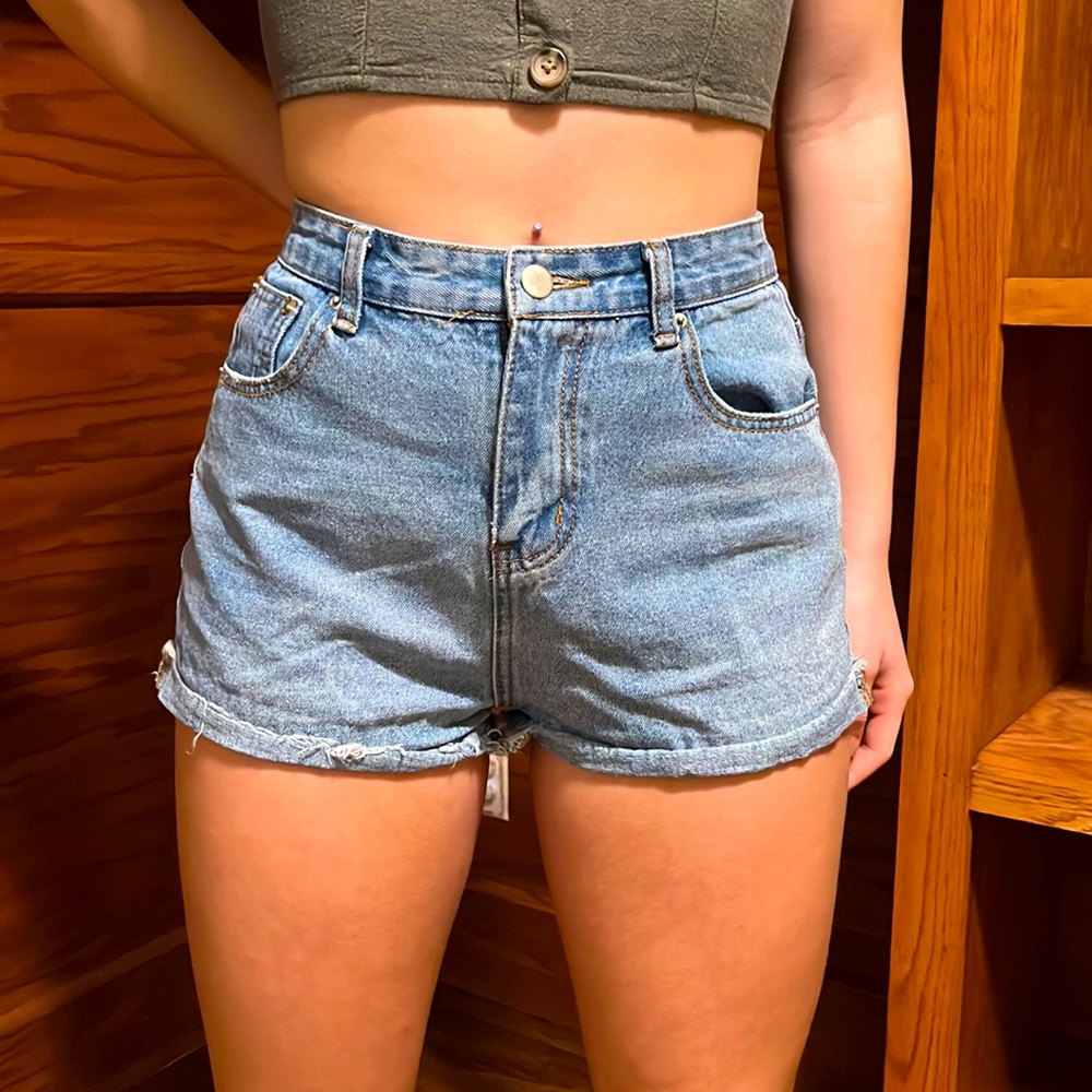 jean shorts